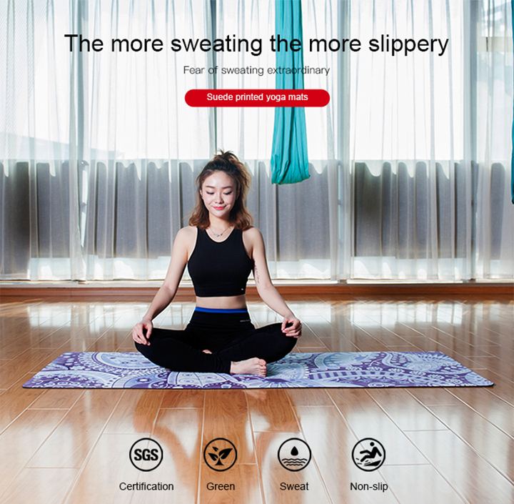 wholesale suede yoga mats