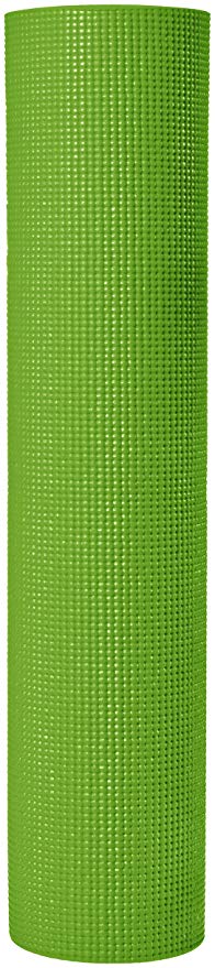 green pvc yoga mat
